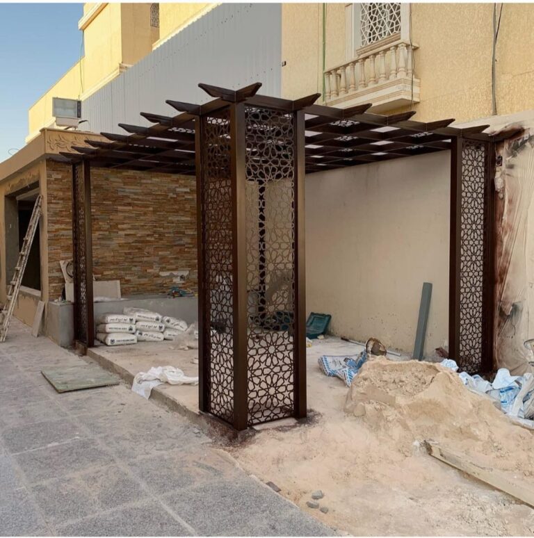 مظلات حدائق خشبية رخيصة وعالية الجودة في طريب 0551014496